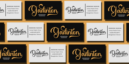 Rabusta Greatness Font Poster 8