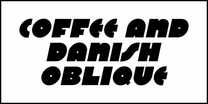 Coffee and Danish JNL Font Poster 4