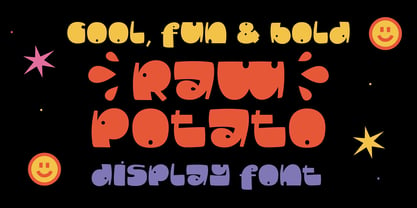 Raw potato Font Poster 1