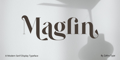 Maglin Font Poster 8