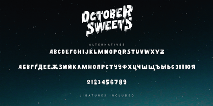 October Sweets Font Poster 10