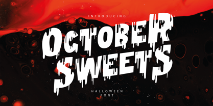 October Sweets Fuente Póster 1
