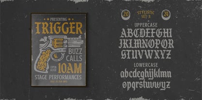 Black Takora Font Poster 14