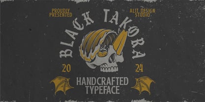 Black Takora Font Poster 1