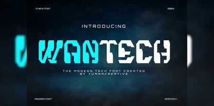 Wantech Font Poster 1