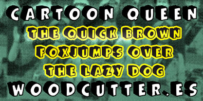 Cartoon Queen Font Poster 2