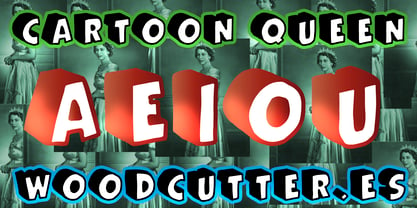 Cartoon Queen Font Poster 3