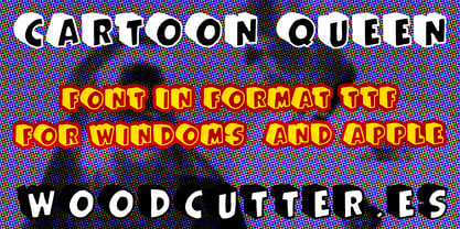 Cartoon Queen Font Poster 5