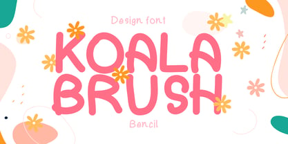 Koala Brush Font Poster 1