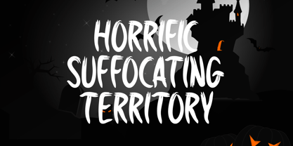 Horror Hustle Font Poster 2