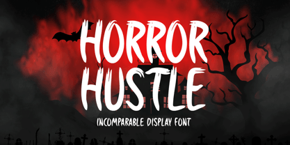 Horror Hustle Font Poster 1