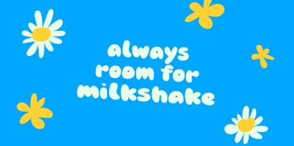 Banana Milk Font Poster 4