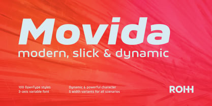 Movida Font Poster 1