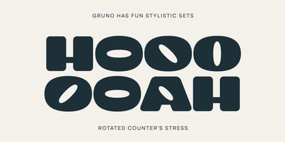 Gruno Font Poster 3