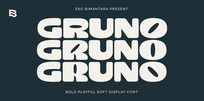 Gruno Font Poster 1