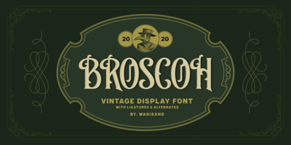 Broscoh Font Poster 1