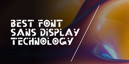 Sans Display Fuente Póster 2