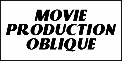 Movie Production JNL Font Poster 4