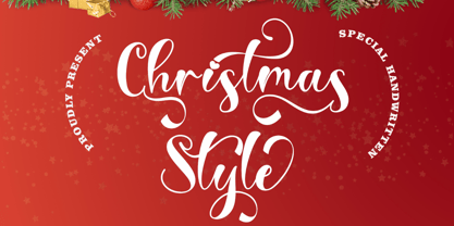 Christmas Style Font Poster 1