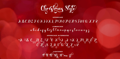 Christmas Style Font Poster 7