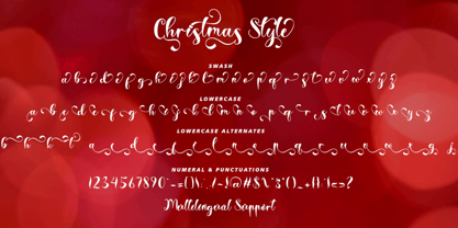 Christmas Style Font Poster 8