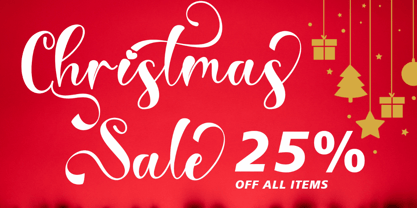 Christmas Style Font Poster 4