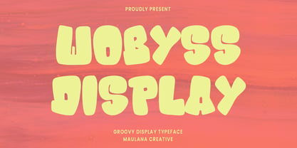 Wobyss Font Poster 1