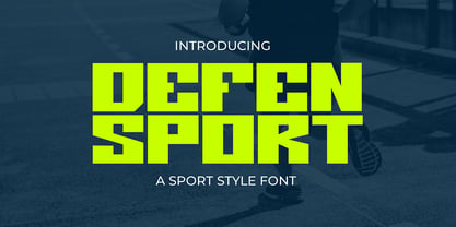 Defen Sport Font Poster 1