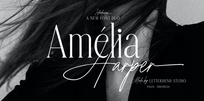 Amelia Harper Font Poster 1