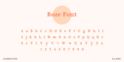 Rose Ruzaiq Font Poster 11