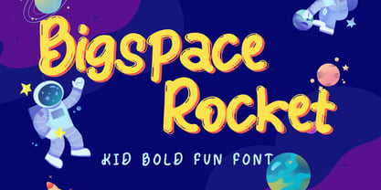 Bigspace Rocket Font Poster 1