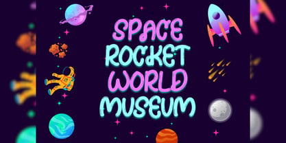 Bigspace Rocket Font Poster 10
