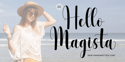 Hello Magista Font Poster 1