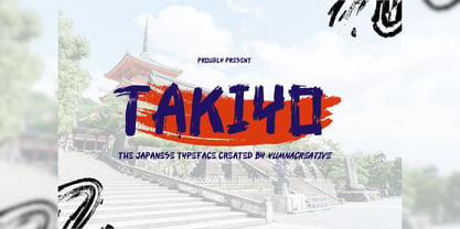 Takiyo Font Poster 1