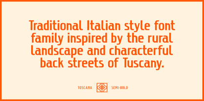 Toscana Font Poster 4