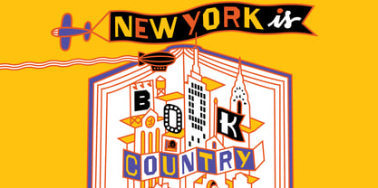 Book Country Font Poster 4
