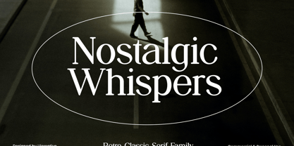 Nostalgic Whispers Font Poster 1