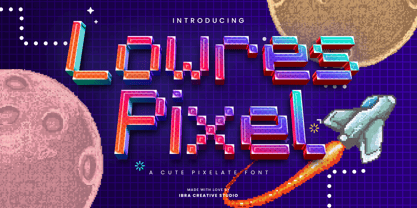 Lower Pixel Font Poster 1