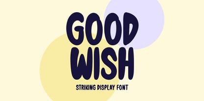 Good Wish Font Poster 1