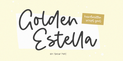 Golden Estella Fuente Póster 1