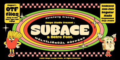 Subace Font Poster 1