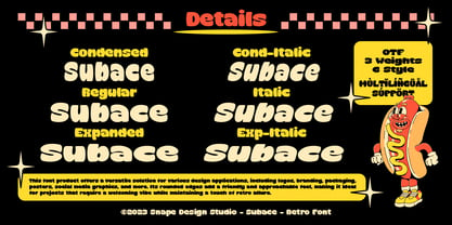 Subace Font Poster 4