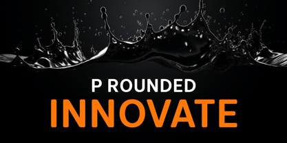 Innovate P Rounded Font Poster 1