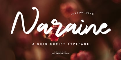 Naraine Font Poster 1