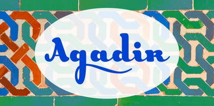 Agadir Font Poster 1