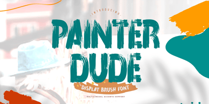 Painter Dude Police Poster 1