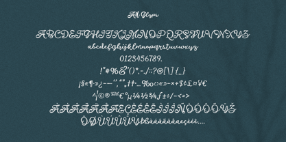 Sweet Croosh Font Poster 8