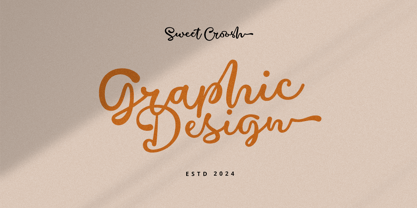 Sweet Croosh Font Poster 5