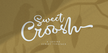 Sweet Croosh Font Poster 1