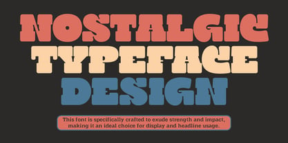 Strong Display Font Poster 2
